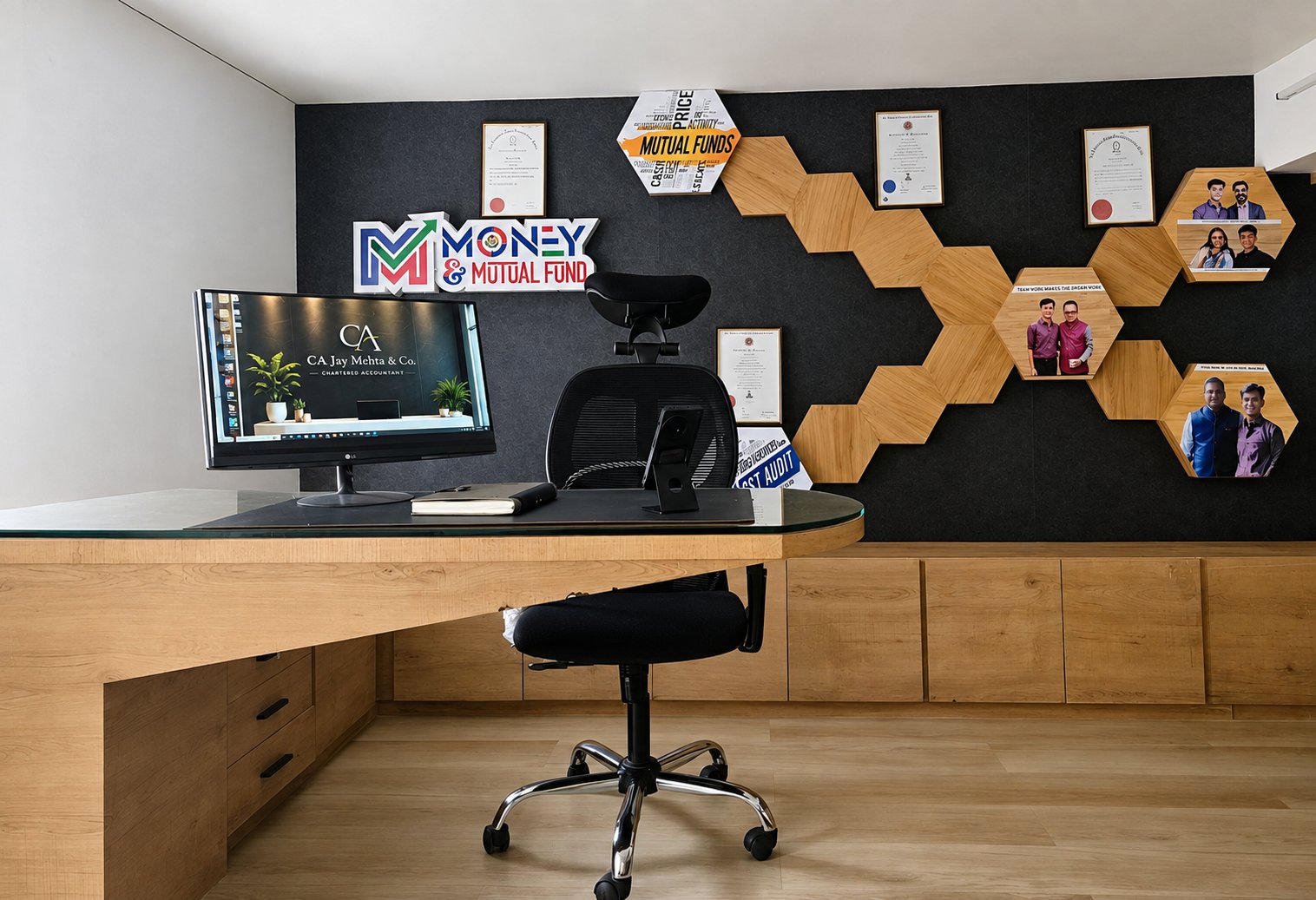 Office of CA Jay Mehta & Co. in Bhuj, Gujarat